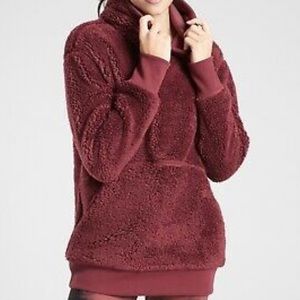 NWT Athleta Reversible Sherpa Hoodie